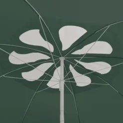 vidaXL - Strandparasol - Groen - Polyester