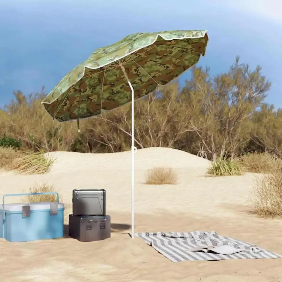 vidaXL - Strandparasol - Meerkleurig - Polyester