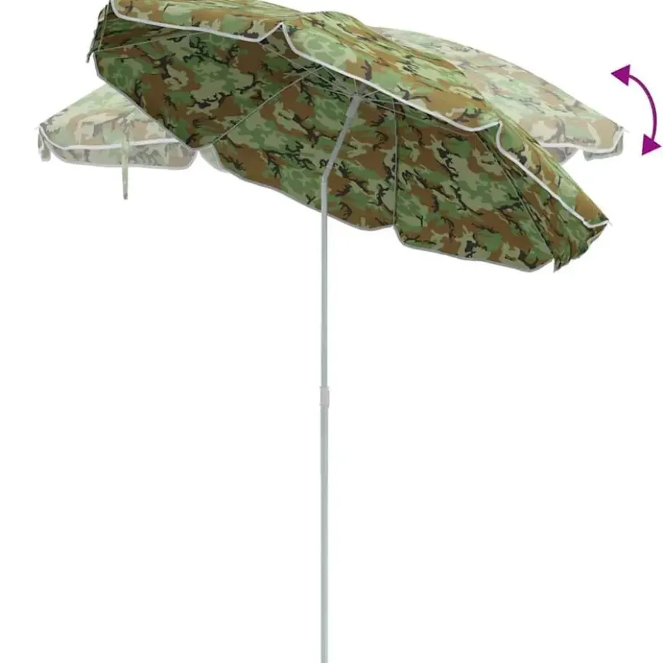 vidaXL - Strandparasol - Meerkleurig - Polyester