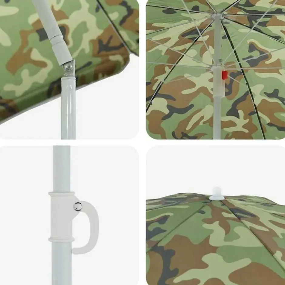 vidaXL - Strandparasol - Meerkleurig - Polyester