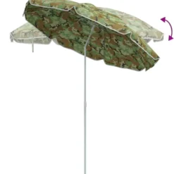 vidaXL - Strandparasol - Meerkleurig - Polyester