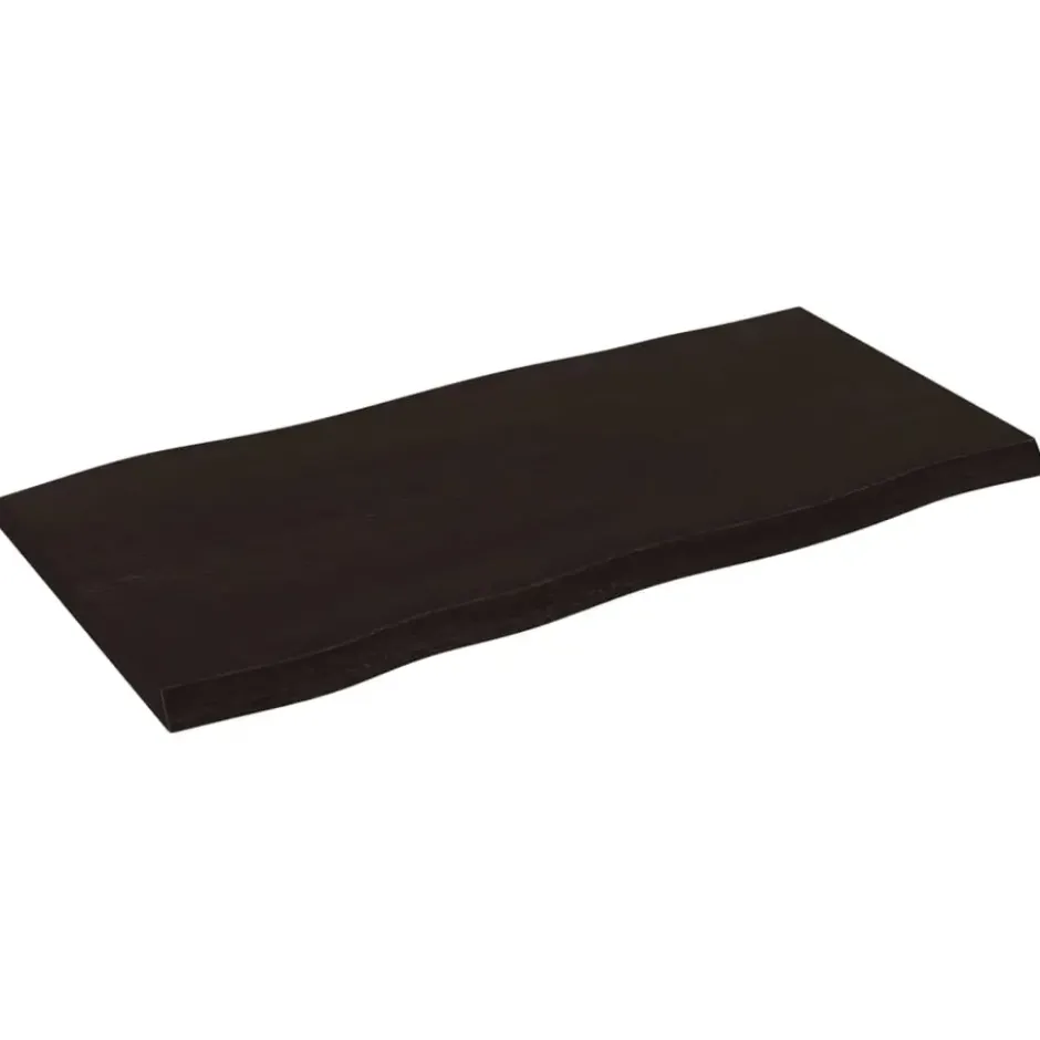 vidaXL - Tafelblad - Bruin - Eikenhout - 70 x 70 x 2.5 cm