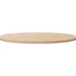 vidaXL - Tafelblad - Bruin - Grenenhout - Ø 90 x 2.5 cm