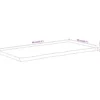 vidaXL - Tafelblad - Bruin - Hout - 80 x 40 x 3.8 cm
