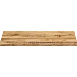 vidaXL - Tafelblad met natuurlijke rand - Bruin - Hout - 110 x 60 x 3.8 cm