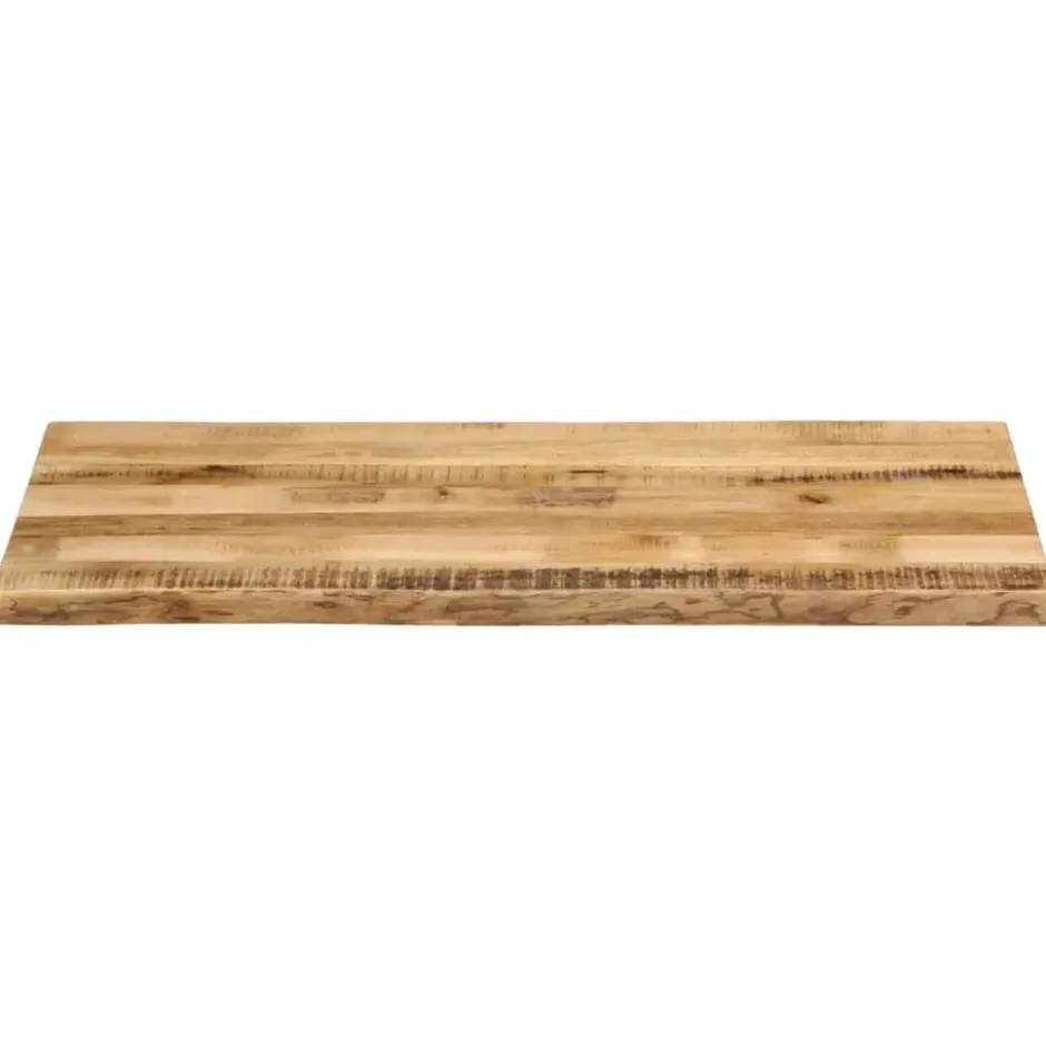 vidaXL - Tafelblad met natuurlijke rand - Bruin - Hout - 110 x 60 x 3.8 cm