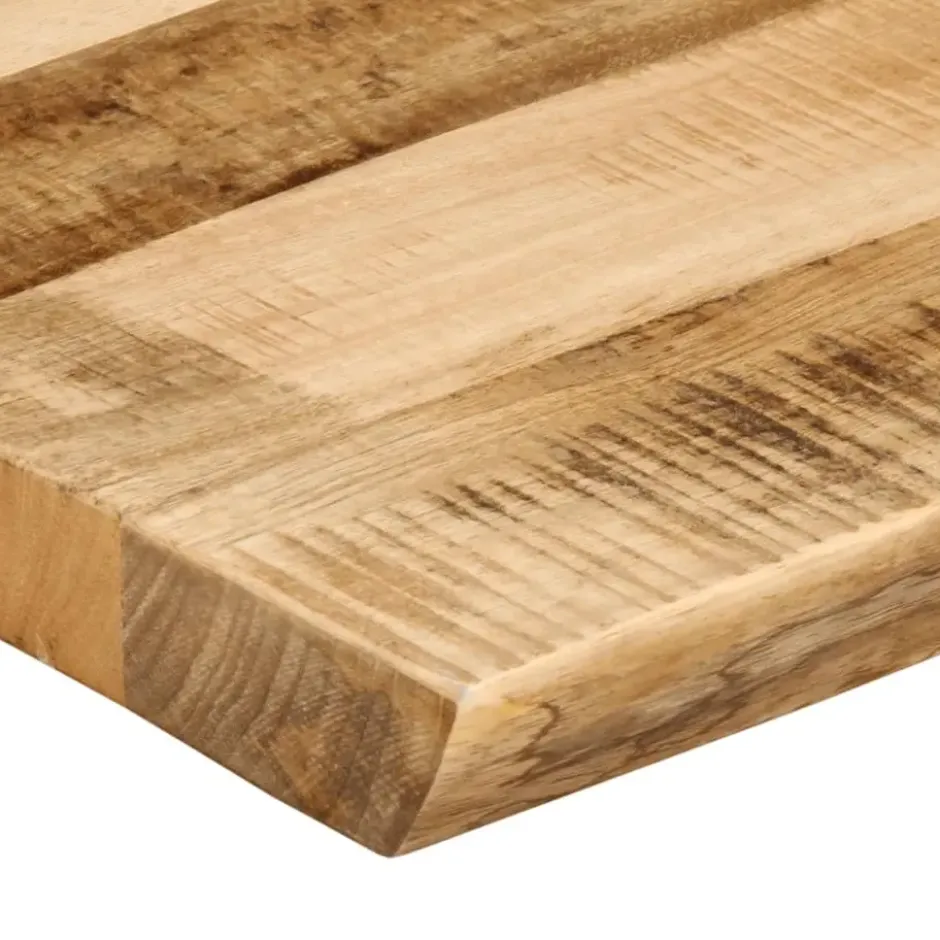vidaXL - Tafelblad met natuurlijke rand - Bruin - Hout - 110 x 60 x 3.8 cm
