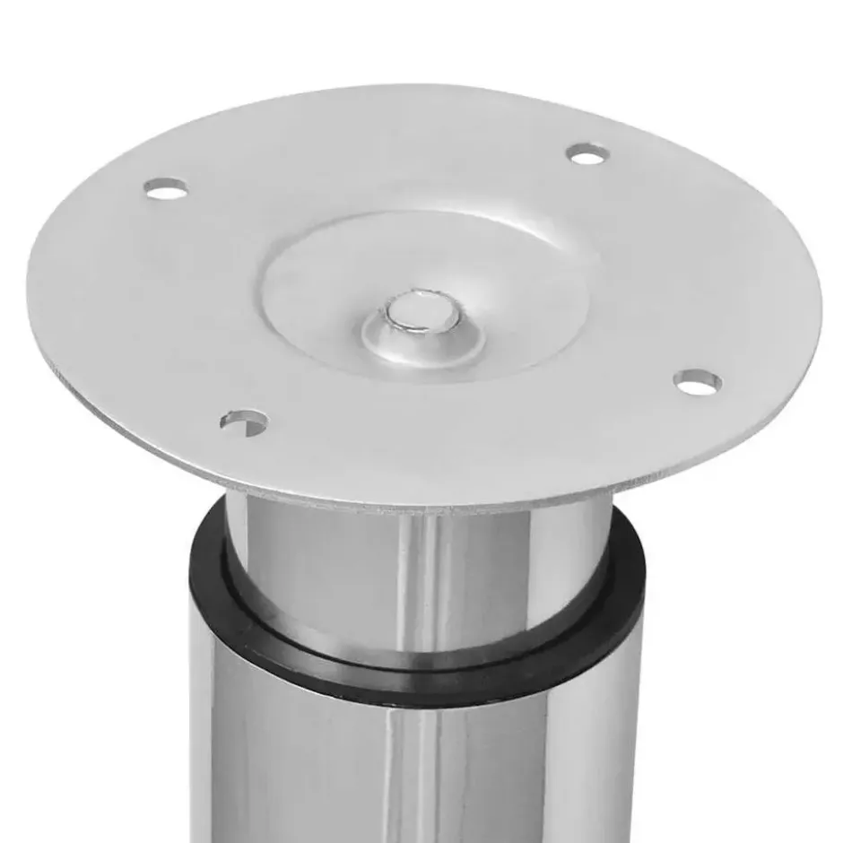 vidaXL - Tafelpoot - Zilver - IJzer - 2 stuks