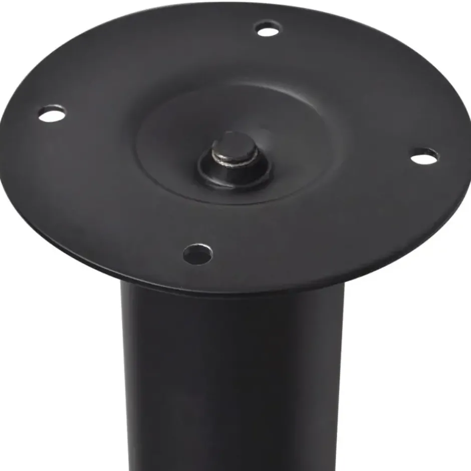 vidaXL - Tafelpoot - Zwart - IJzer - 4 stuks