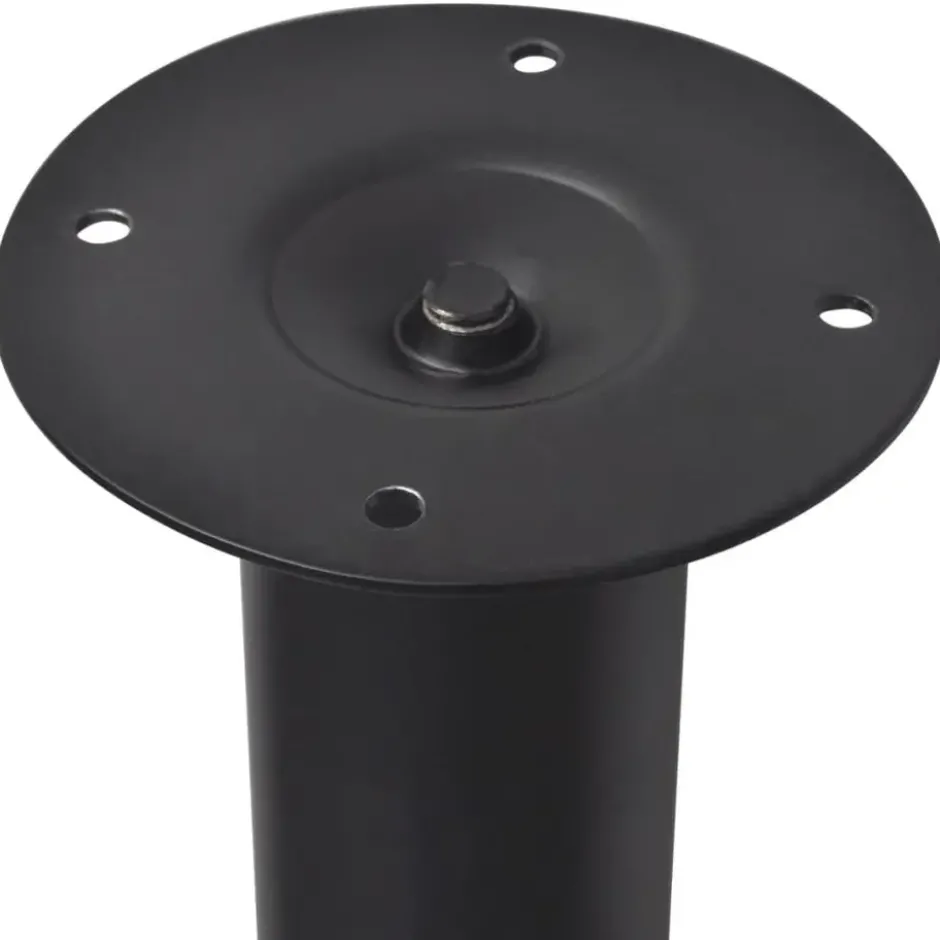 vidaXL - Tafelpoot - Zwart - IJzer - 2 stuks