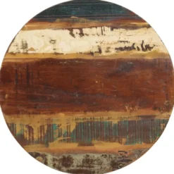 vidaXL - Tafeltje - Bruin - Gerecycled hout - Ø 40 x 34 cm - 3 stuks
