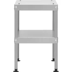 vidaXL - Tafel Voor Rookoven - Zilver - Staal