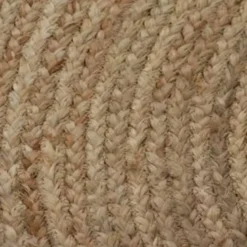 vidaXL - Tapijt - Beige - Jute - 150 cm