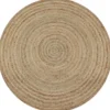 vidaXL - Tapijt - Beige - Jute - 120 cm