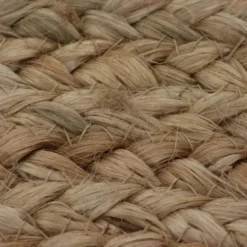 vidaXL - Tapijt - Beige - Jute - 120 cm