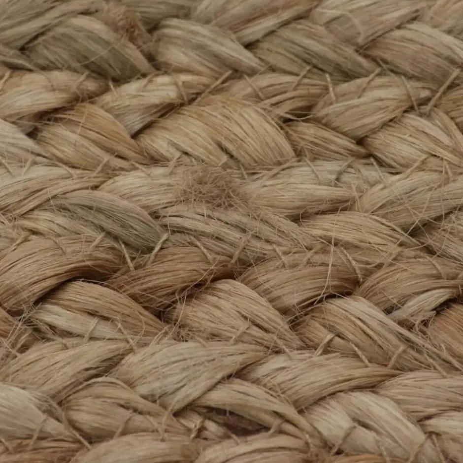 vidaXL - Tapijt - Beige - Jute - 120 cm