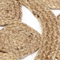 vidaXL - Tapijt - Bruin - Jute - 120 cm
