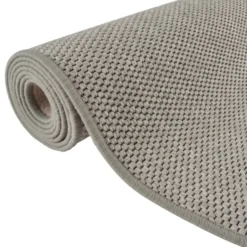 vidaXL - Tapijtloper - Zilver - Stof - 80 x 300 cm