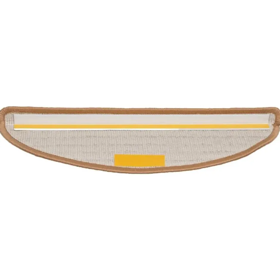 vidaXL - Tapijt Traptrede - Beige - Polypropyleen