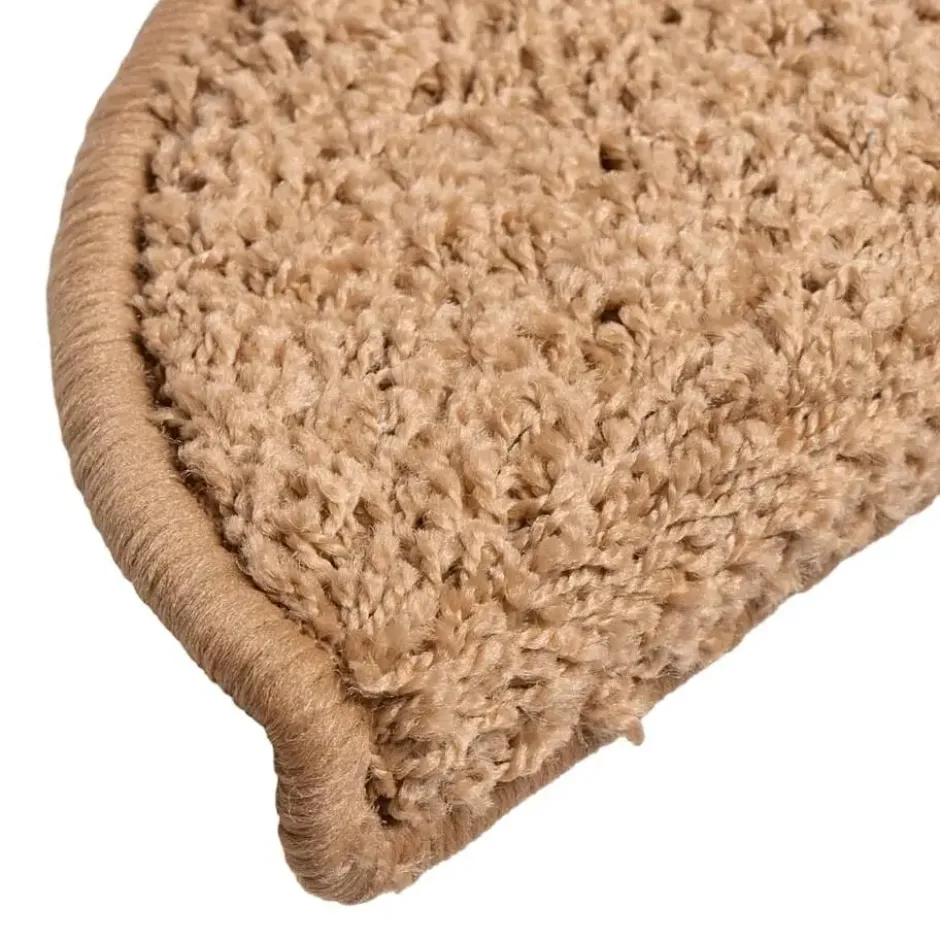 vidaXL - Tapijt Traptrede - Beige - Polypropyleen