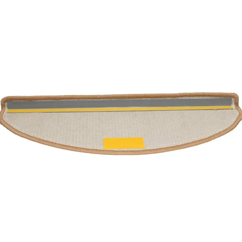 vidaXL - Tapijt Traptrede - Beige - Polypropyleen