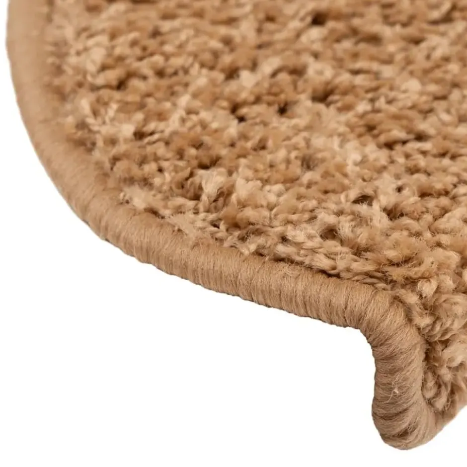 vidaXL - Tapijt Traptrede - Beige - Polypropyleen