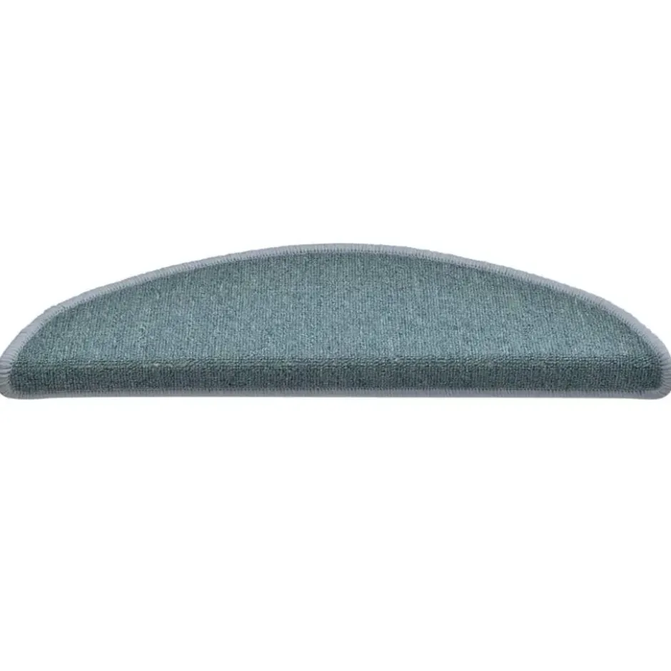 vidaXL - Tapijt Traptrede - Blauw - Polypropyleen