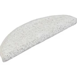 vidaXL - Tapijt Traptrede - Wit - Polypropyleen