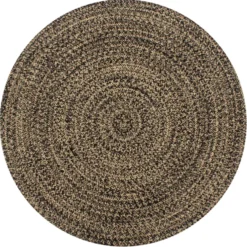 vidaXL Tapijt – Zwart Jute – Natuurlijk Gevlochten Vloerkleed