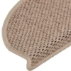 vidaXL - Trapmat - Beige - Stof - 65 x 21 x 4 cm - 15 stuks