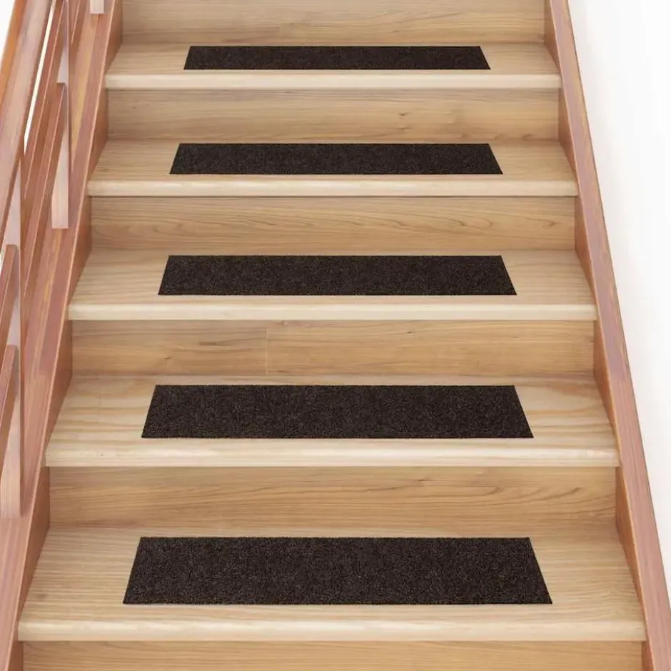 vidaXL - Trapmat - Bruin - Polypropyleen - 76 x 20 cm - 15 stuks