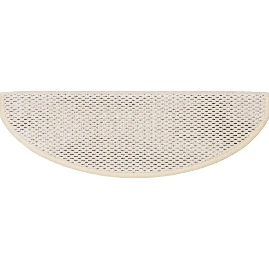 vidaXL - Trapmat - Crème - Stof - 65 x 21 x 4 cm - 15 stuks