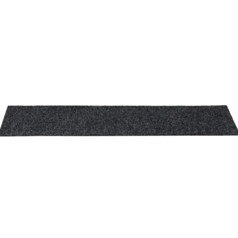 vidaXL - Trapmat - Donkergrijs - Polypropyleen - 76 x 20 cm - 15 stuks