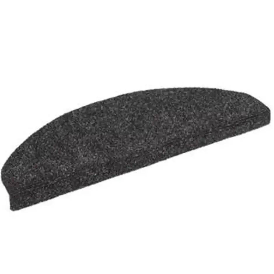 vidaXL - Trapmat - Grijs - Polypropyleen - 65 x 21 x 4 cm - 15 stuks