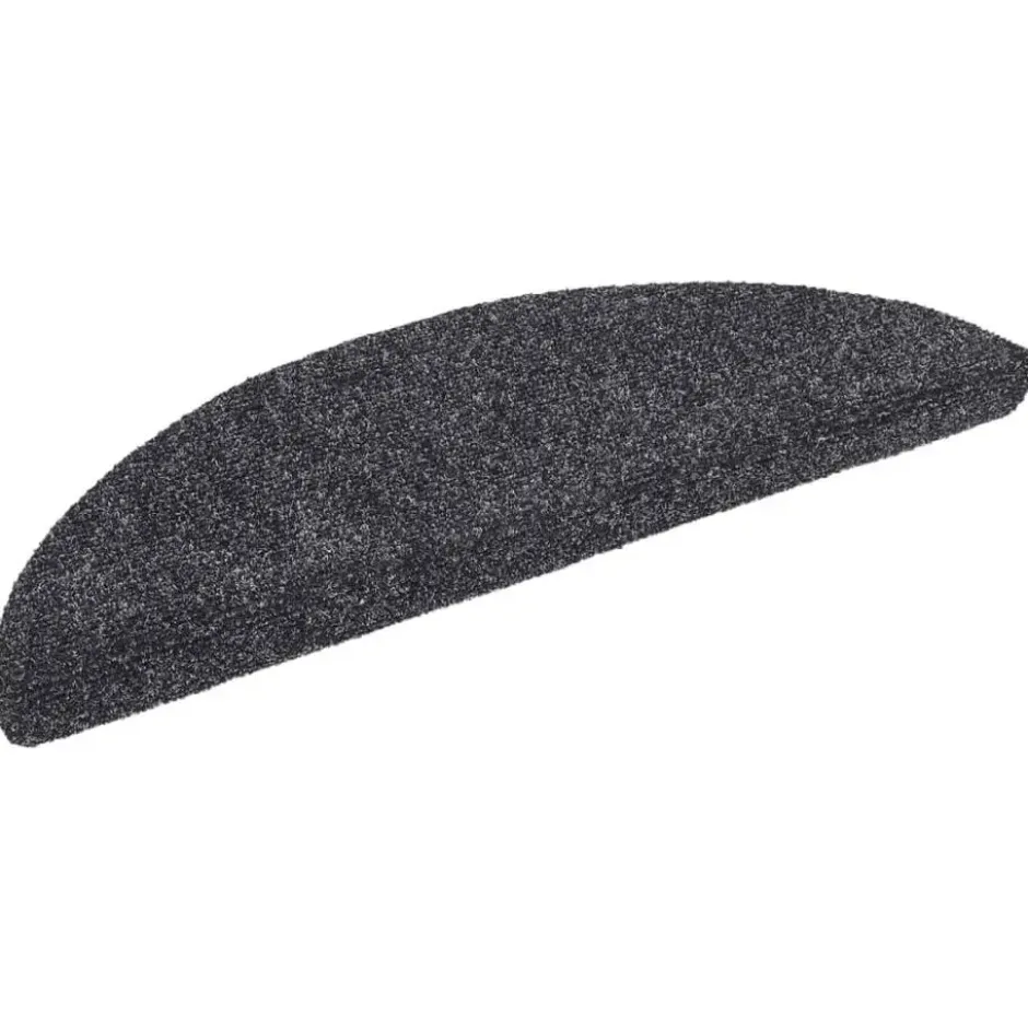 vidaXL - Trapmat - Grijs - Polypropyleen - 56 x 17 x 3 cm - 15 stuks