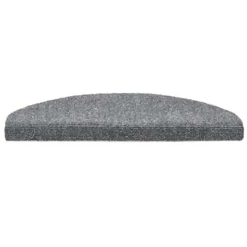 vidaXL - Trapmat - Grijs - Polypropyleen - 65 x 21 x 4 cm - 15 stuks