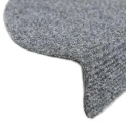 vidaXL - Trapmat - Grijs - Polypropyleen - 65 x 21 x 4 cm - 15 stuks