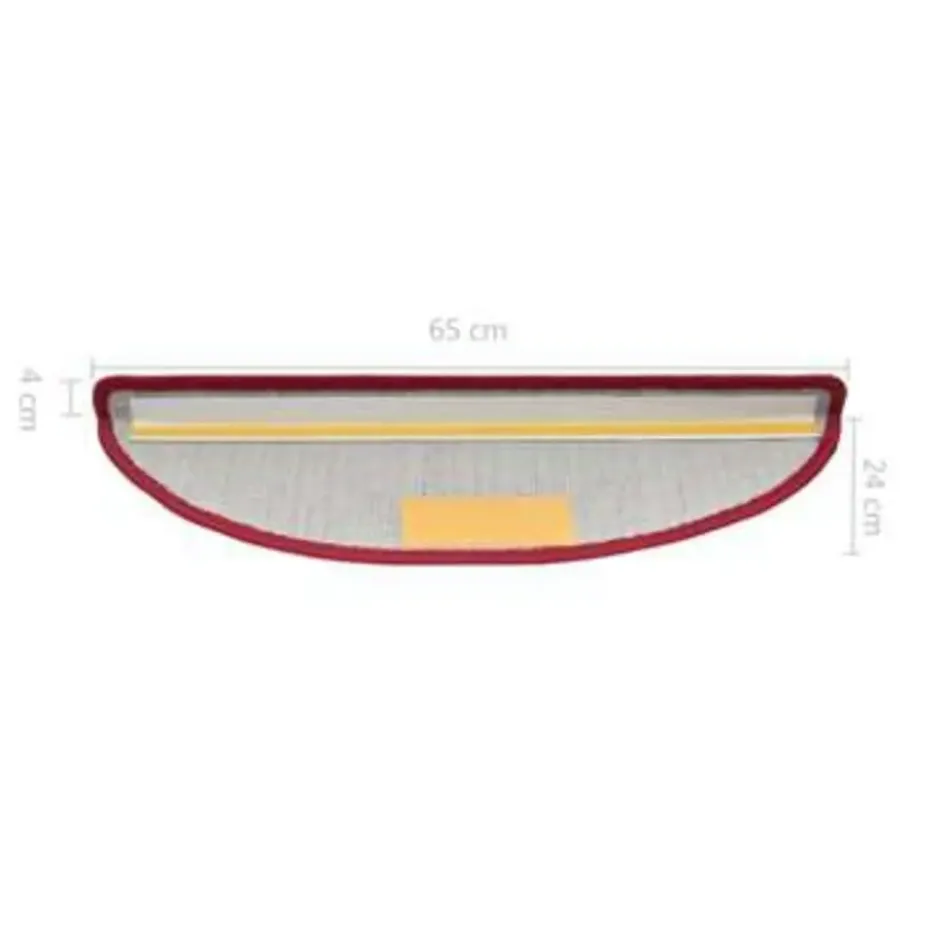 vidaXL - Trapmat - Rood - Polypropyleen