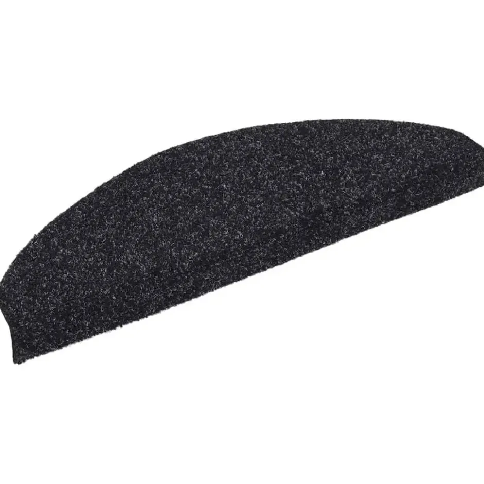 vidaXL - Trapmat - Zwart - Polypropyleen - 65 x 21 x 4 cm - 10 stuks