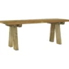 vidaXL - Tuinbank - Bruin - Grenenhout - 110 x 38 x 45 cm