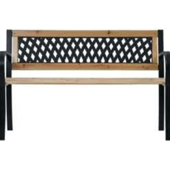 vidaXL - Tuinbank - Bruin - Hout - 120 x 53 x 77 cm
