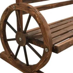 vidaXL - Tuinbank - Bruin - Vurenhout - 112 cm