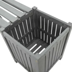 vidaXL - Tuinbank - Grijs - Acaciahout - 150 x 30 x 40 cm