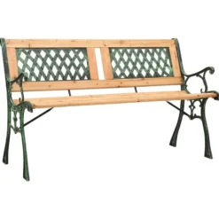vidaXL - Tuinbank - Groen - Chinees vurenhout - 122 cm
