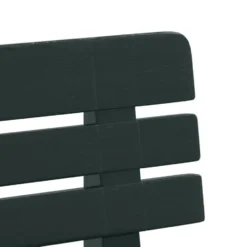vidaXL - Tuinbankje - Groen - Polypropeen - 110x52x71 cm