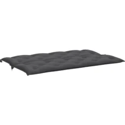 vidaXL - Tuinbankkussen - Antraciet - Stof - 150 cm - 2 stuks
