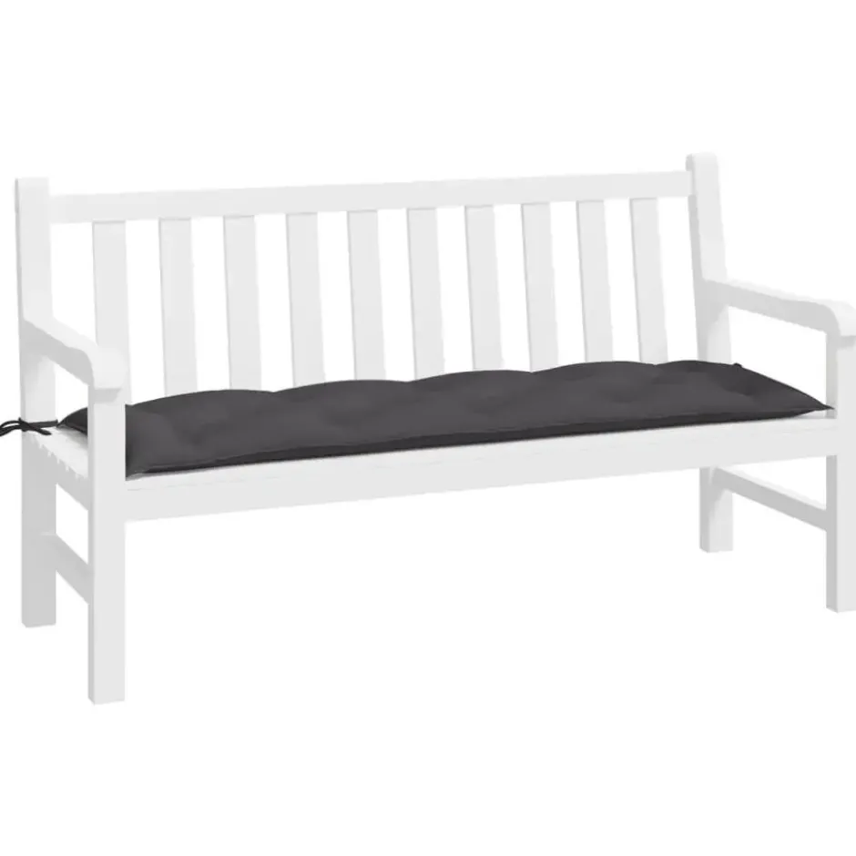 vidaXL - Tuinbankkussen - Antraciet - Stof - 150 x 50 x 7 cm