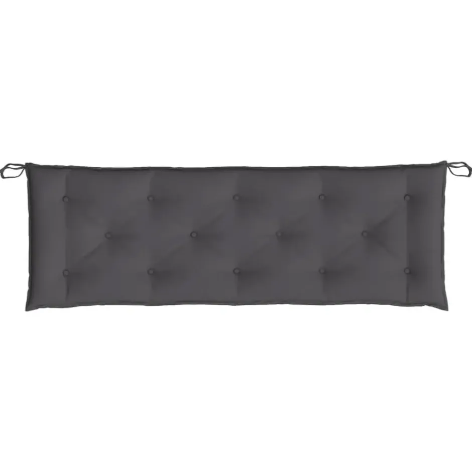 vidaXL - Tuinbankkussen - Antraciet - Stof - 150 x 50 x 7 cm