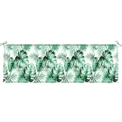 vidaXL - Tuinbankkussen Bladpatroon - 150x50x3 cm - oxford stof