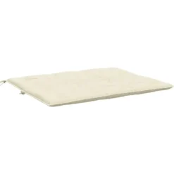 vidaXL - Tuinbankkussen - Wit - Stof - 120 cm - 2 stuks